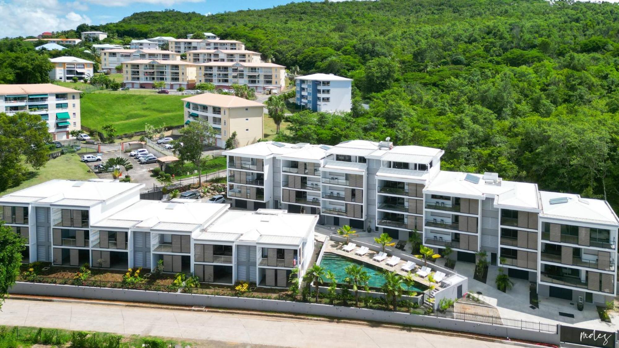 Le Domaine De L'Anse Mitan Aparthotel Les Trois-Ilets Exteriör bild