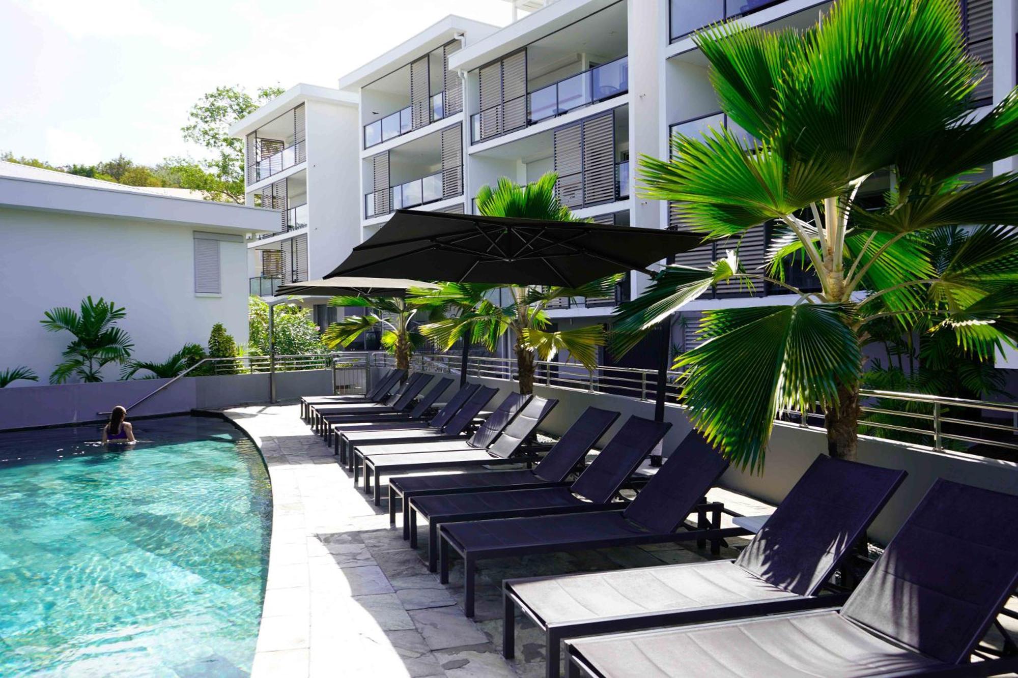 Le Domaine De L'Anse Mitan Aparthotel Les Trois-Ilets Exteriör bild